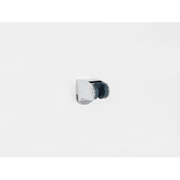 Soporte de pared para ducha con cremallera cromado