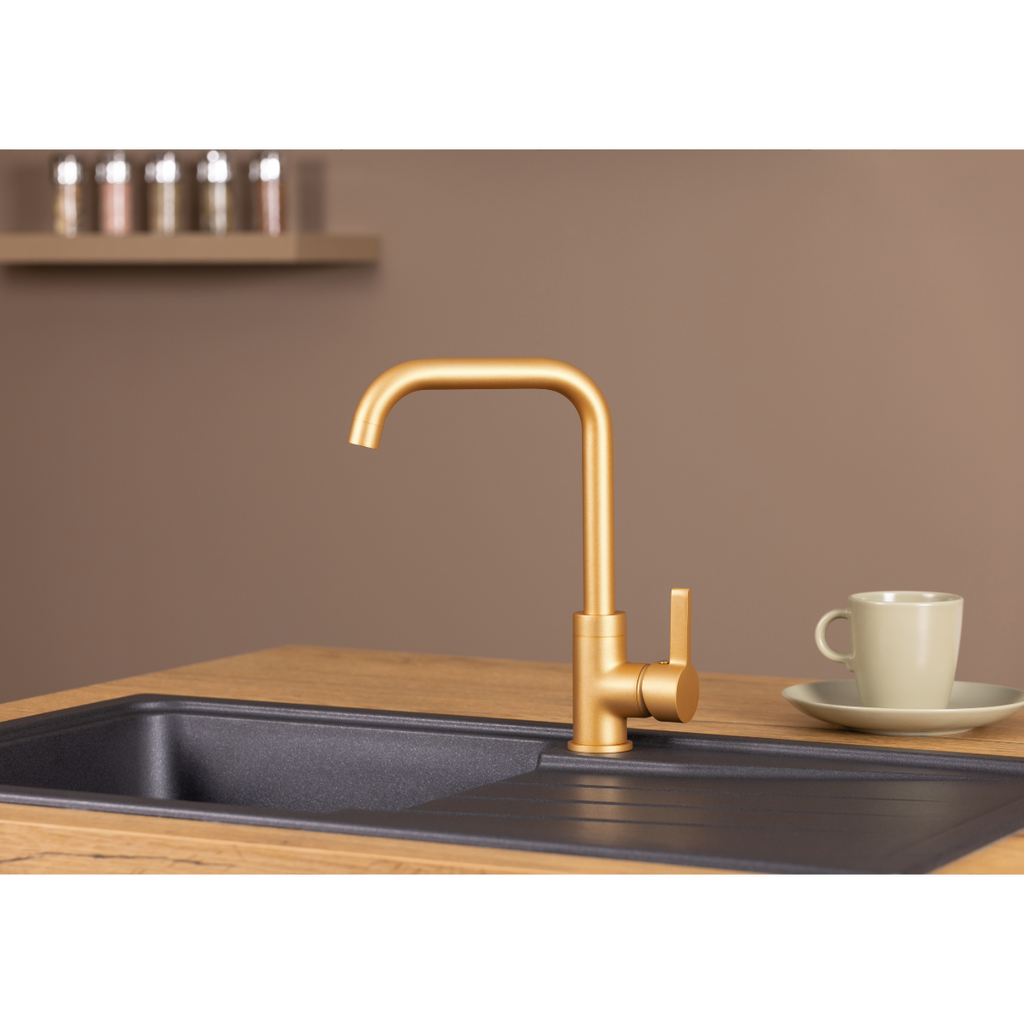 COLORADO grifo fregadero cocina Dorado cepillado