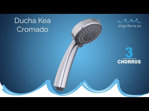 Alcachofa de ducha 3 chorros KEA cromado