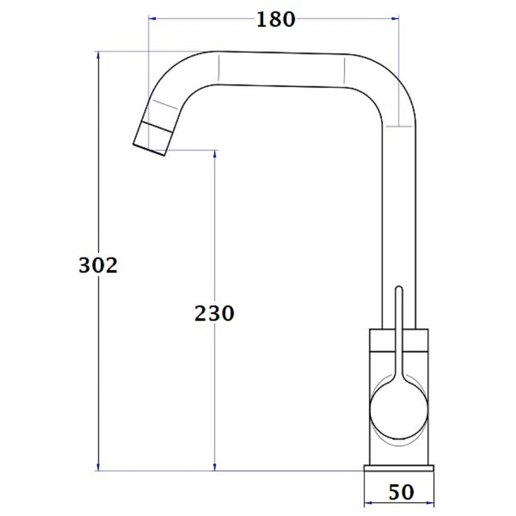 COLORADO grifo de cocina cromado dimensiones