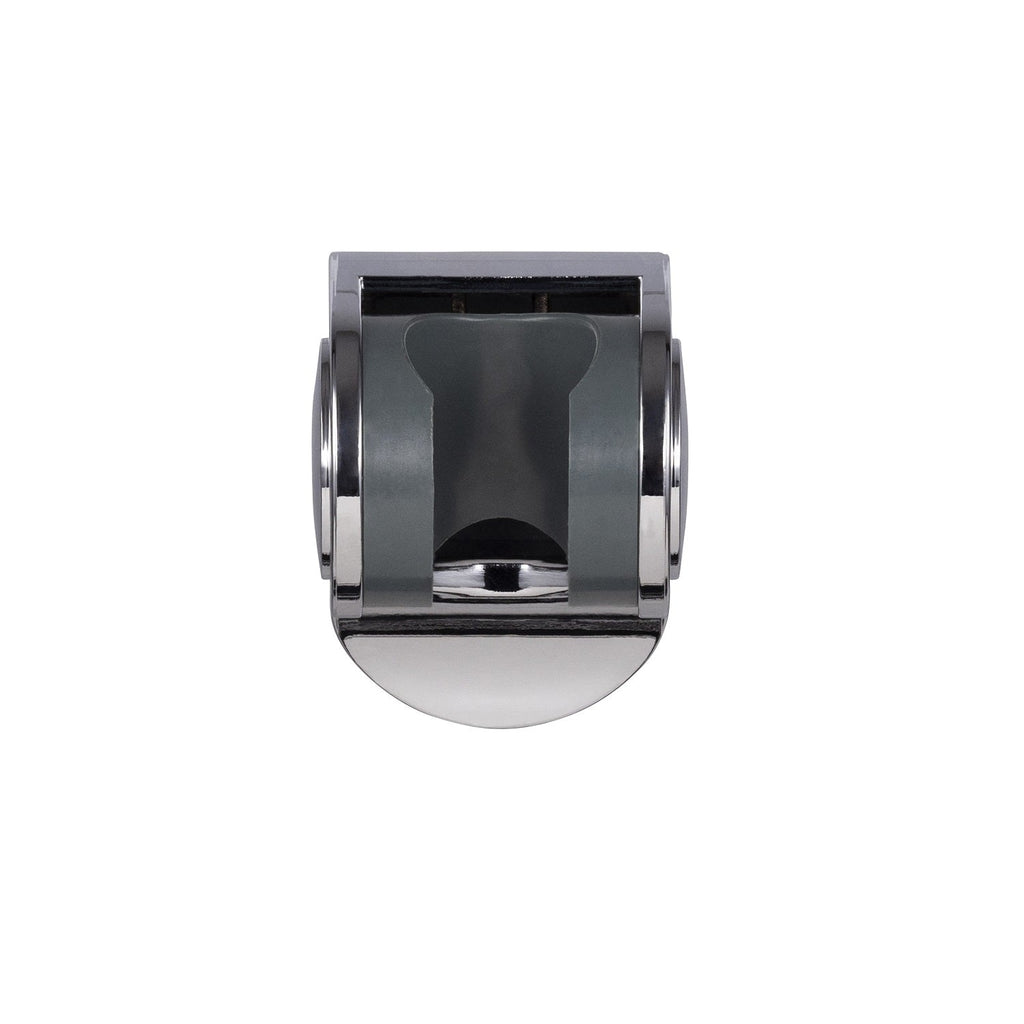 Soporte de pared para ducha con cremallera cromado
