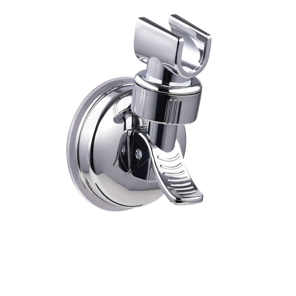 Soporte ducha de manos ajustable con ventosa cromado