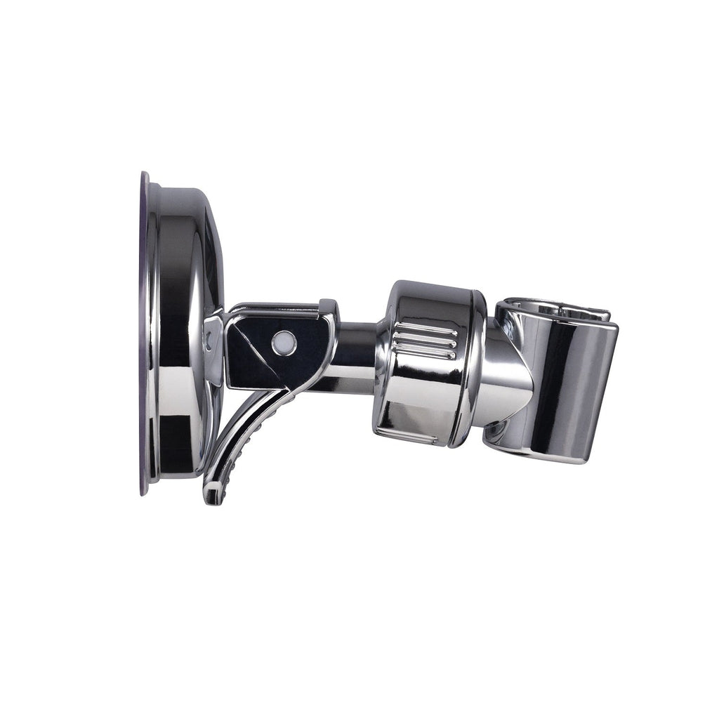 Soporte ducha de manos ajustable con ventosa cromado