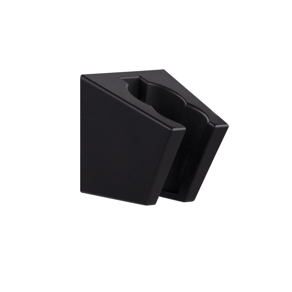 Kit de ducha MERIDA con soporte mural negro soporte